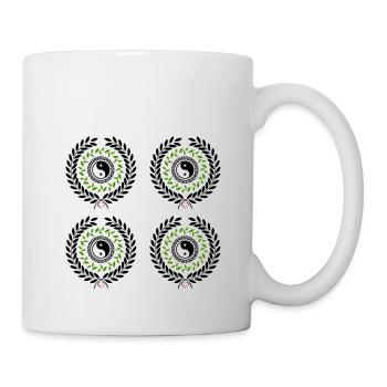 Yin Yang, Yin Yang Symbol, Yin Yang Taoism, Y - Tasse - Weiß - Rechts