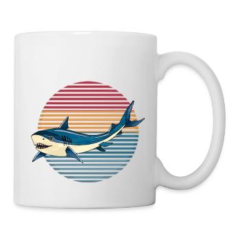 Hai - Tasse - Weiß - Rechts
