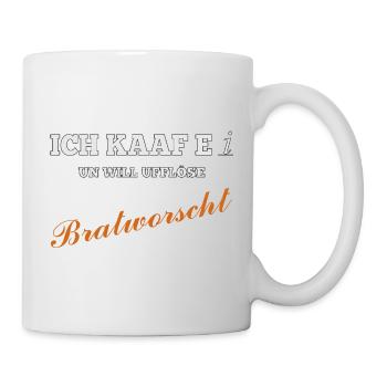 Bratworscht - Tasse - Weiß - Rechts
