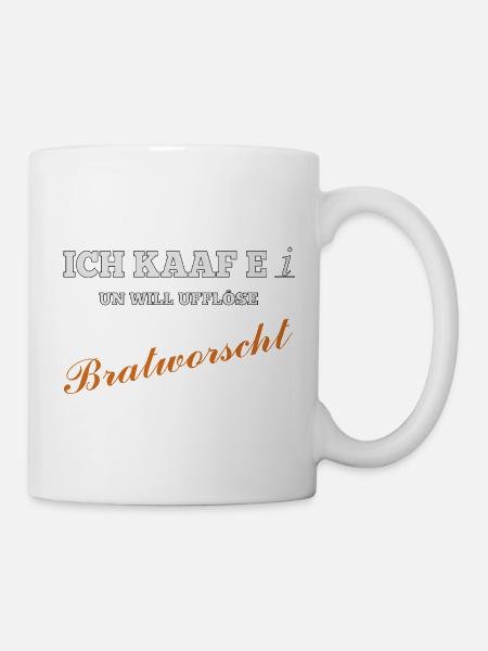 Bratworscht - Tasse - Weiß