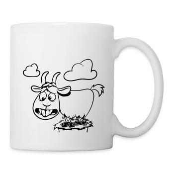 Goat climb up - Mug - white - Right