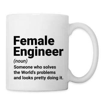 Ingenieurin Female Engineer Definition - Mug - white - Right