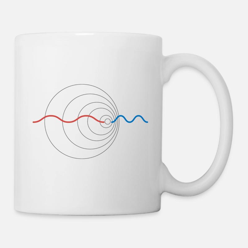 Wave Doppler Effect Physics Physicist Gift - Mug - white