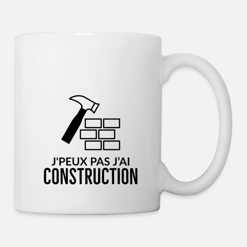 Construction - Mug blanc - blanc