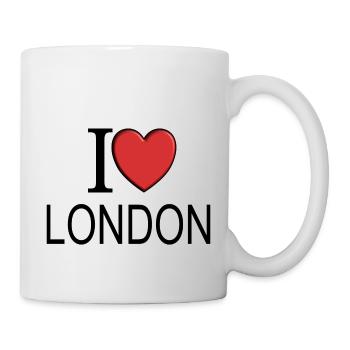 I love London - Tasse - Weiß - Rechts