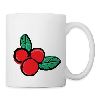 Beerenbeerenfrucht - Tasse - Weiß - Rechts