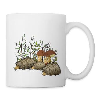 Igel - Tasse - Weiß - Rechts