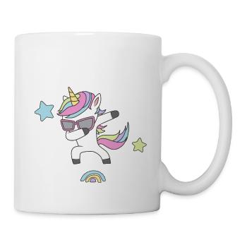 Unicorn baby dances - Mug - white - Right