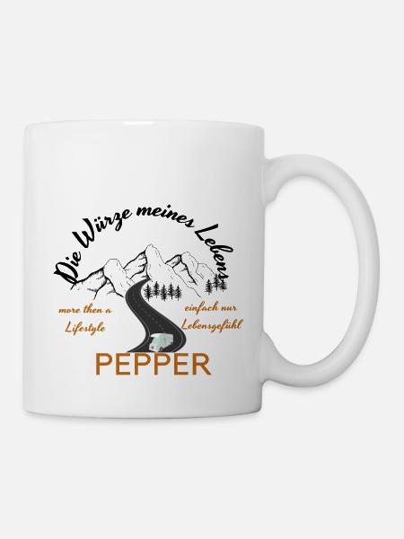 Wohnmobil Lifestyle - Tasse - Weiß