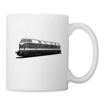 Lokomotive Diesel V 180 Deutsche Reichsbahn DDR - Tasse - Weiß - Rechts