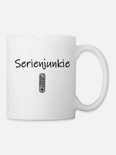 Serienjunkie - Tasse - Weiß