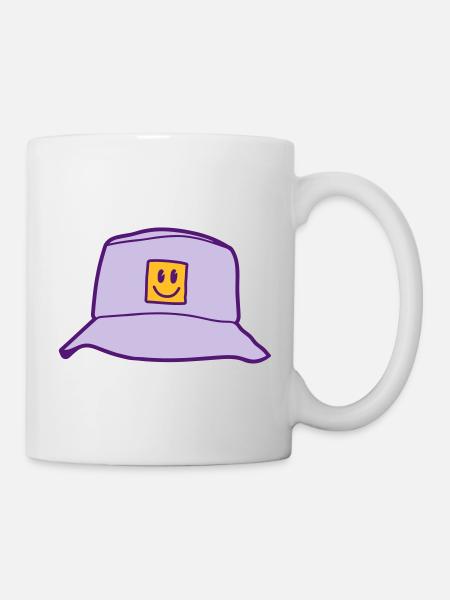 Bucket Hat - Tasse - Weiß