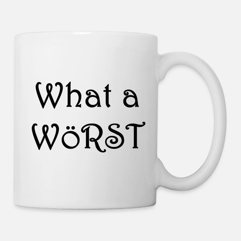 What a Wörst - Tasse - Weiß