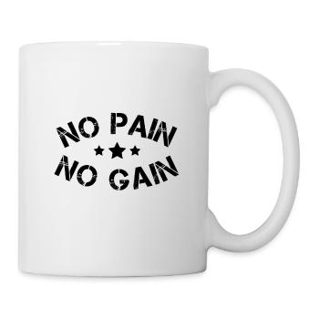 No pain no gain - Mug - white - Right
