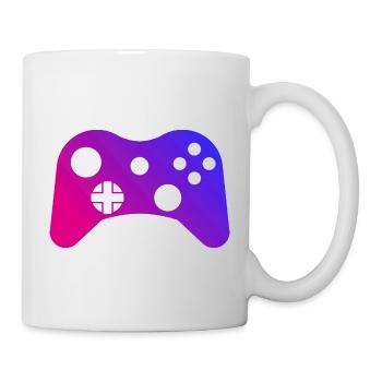 gaming controller gamer game - Tasse - Weiß - Rechts