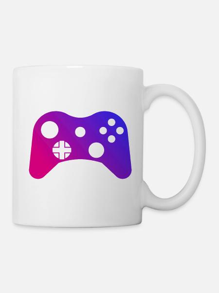 gaming controller gamer game - Tasse - Weiß