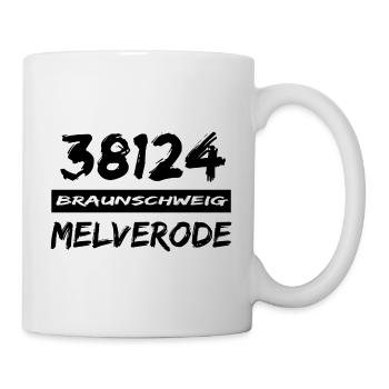 38124 Braunschweig Melverode - Tasse - Weiß - Rechts