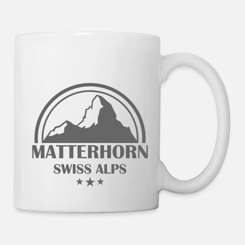 Valais Matterhorn - Créez votre propre sweat à capuche - Mug blanc - blanc