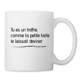 T-shirt traitre Oss 117 Cadeau - Mug blanc - blanc - Droite