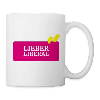 Lieber Liberal (Junge Liberale) (FDP) - Tasse - Weiß - Rechts