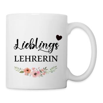 Lieblings Lehrerin - Tasse - Weiß - Rechts
