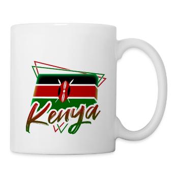 Kenia - Tasse - Weiß - Rechts