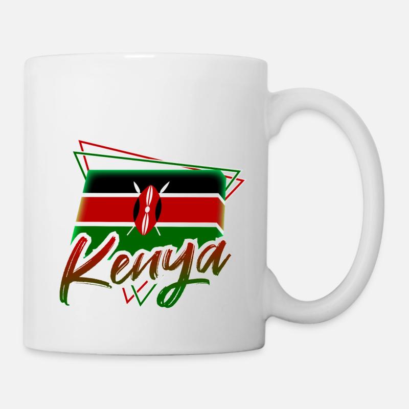Kenia - Tasse - Weiß