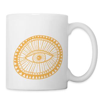 Magisches Auge - Tasse - Weiß - Rechts
