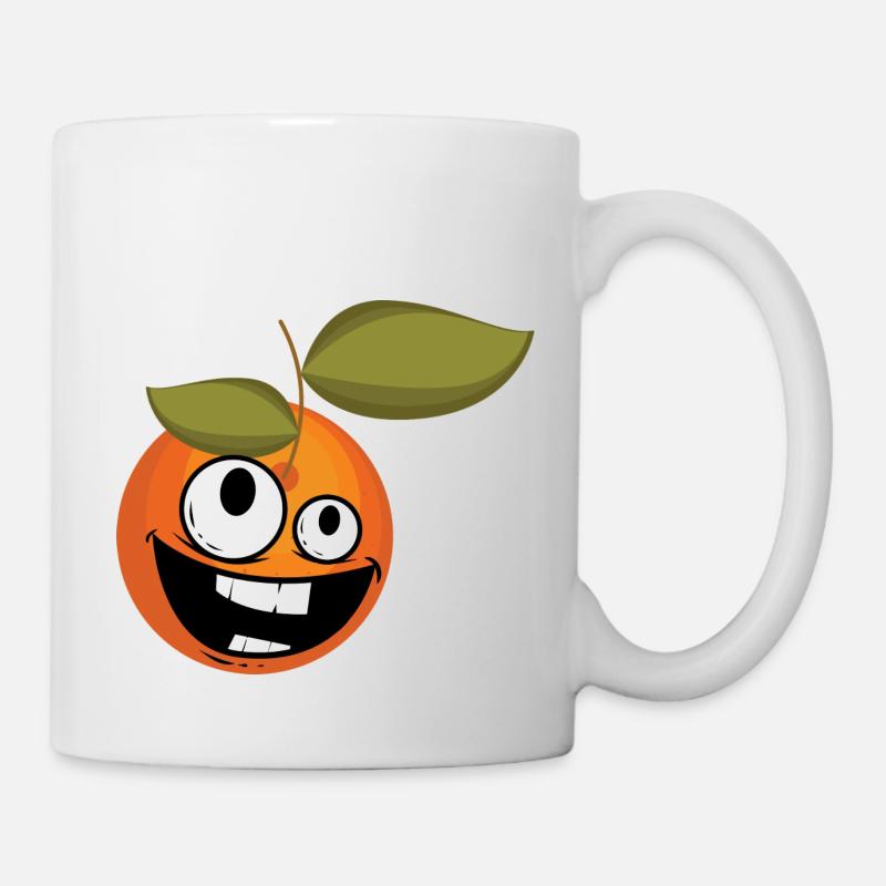 Happy Orange - Mug - white