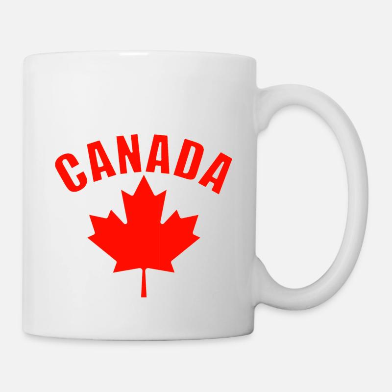 Feuille d’érable Canada - Mug blanc - blanc