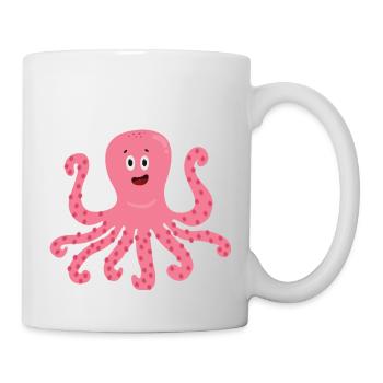 Oktopus - Tasse - Weiß - Rechts