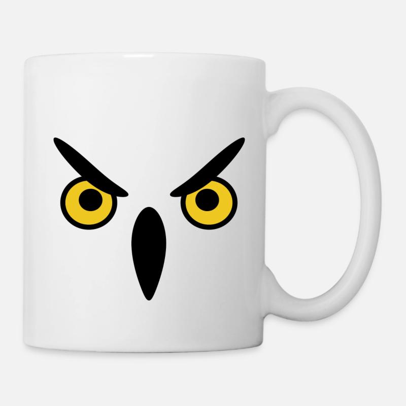 Eule eule eule - Tasse - Weiß