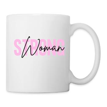 Strong Woman - Tasse - Weiß - Rechts