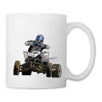Quad - Mug blanc - blanc - Droite