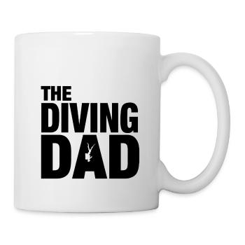 The Diving Dad Taucher - Tasse - Weiß - Rechts