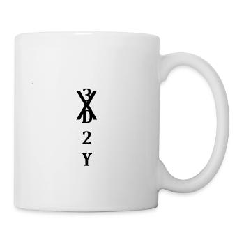 3d2y - Mug blanc - blanc - Droite