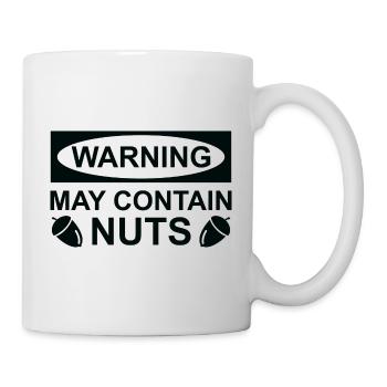 May Contain Nuts - Mug - white - Right