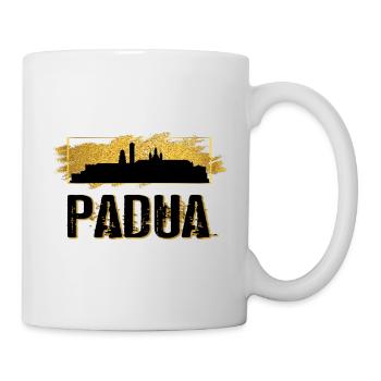 Padua Italy City Skyline Home Love Gold - Mug - white - Right
