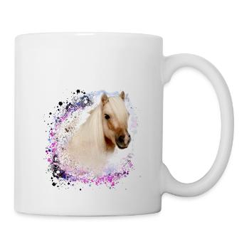haflinger, horse, graffiti, landscape, pony - Mug - white - Right