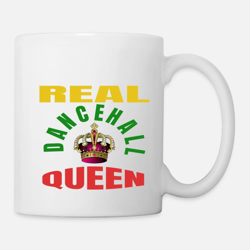 echte Dancehall-Queen - Tasse - Weiß