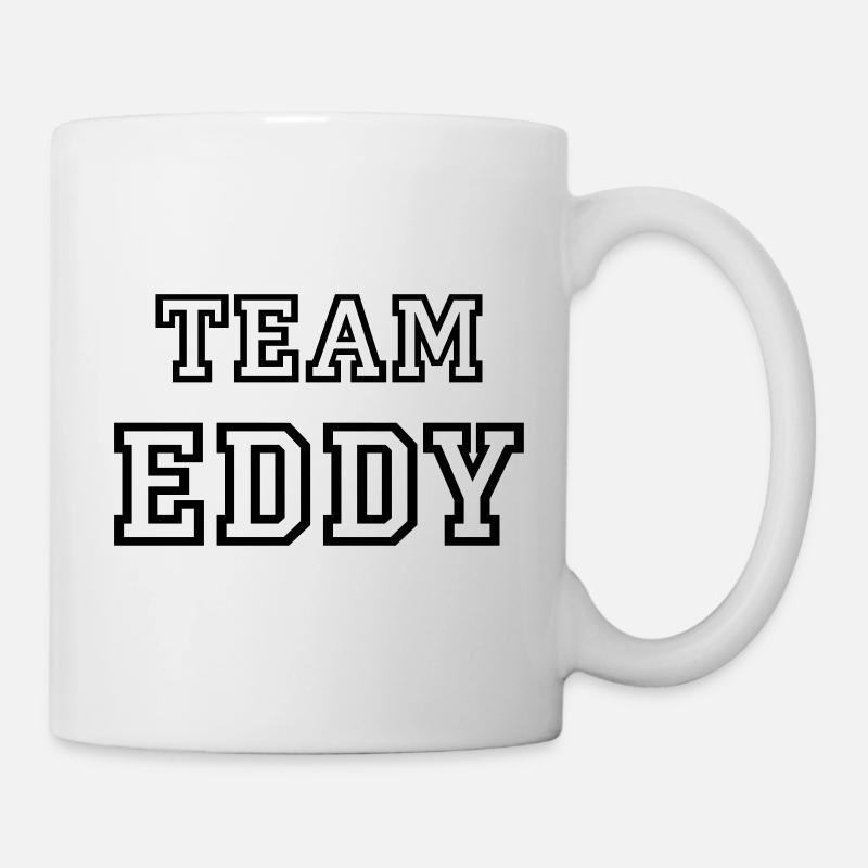 TEAM EDDY Hundename Rüde TeamTrikot - Tasse - Weiß
