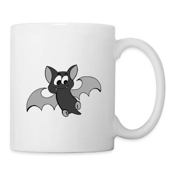 Halloween bat colored - Mug - white - Right