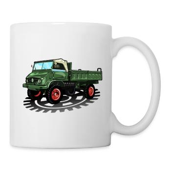 Unimog - Oldtimer - Offroad - Dispositif moteur universel - Mug blanc - blanc - Droite