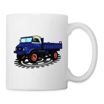 Unimog - Oldtimer - Offroad - Dispositif moteur universel - Mug blanc - blanc - Droite