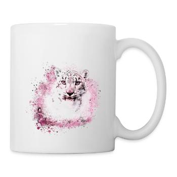 snow leopard,cat,leopard,white,wildcat - Mug - white - Right