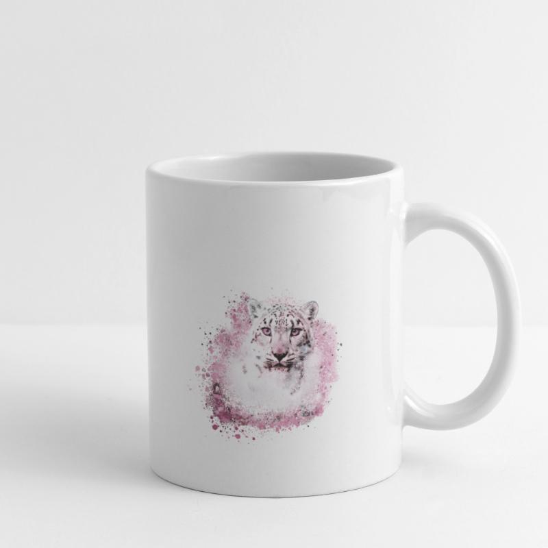 snow leopard,cat,leopard,white,wildcat Mug