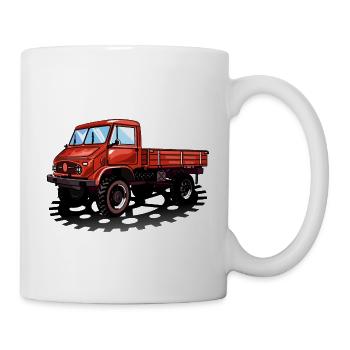 Unimog - Oldtimer - Offroad - Dispositif moteur universel - Mug blanc - blanc - Droite