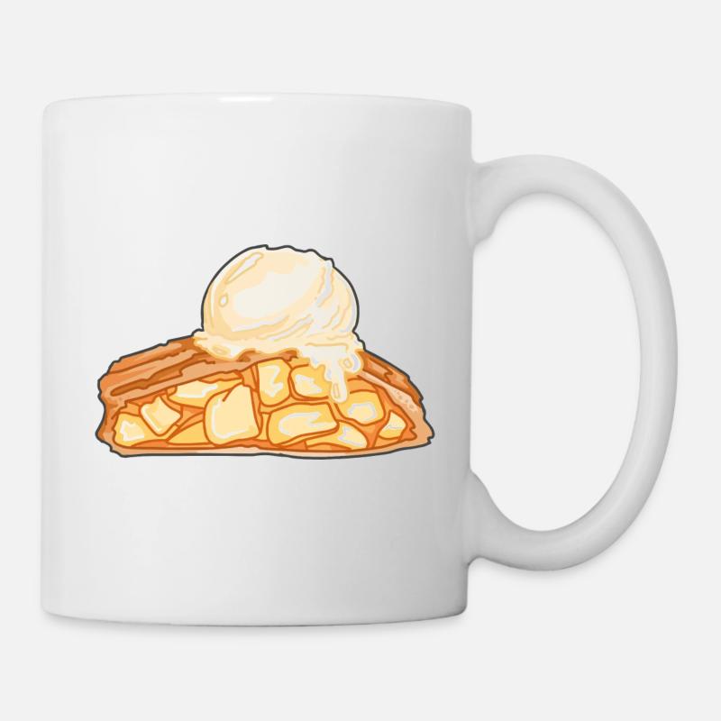 Apfelstrudel - Tasse - Weiß
