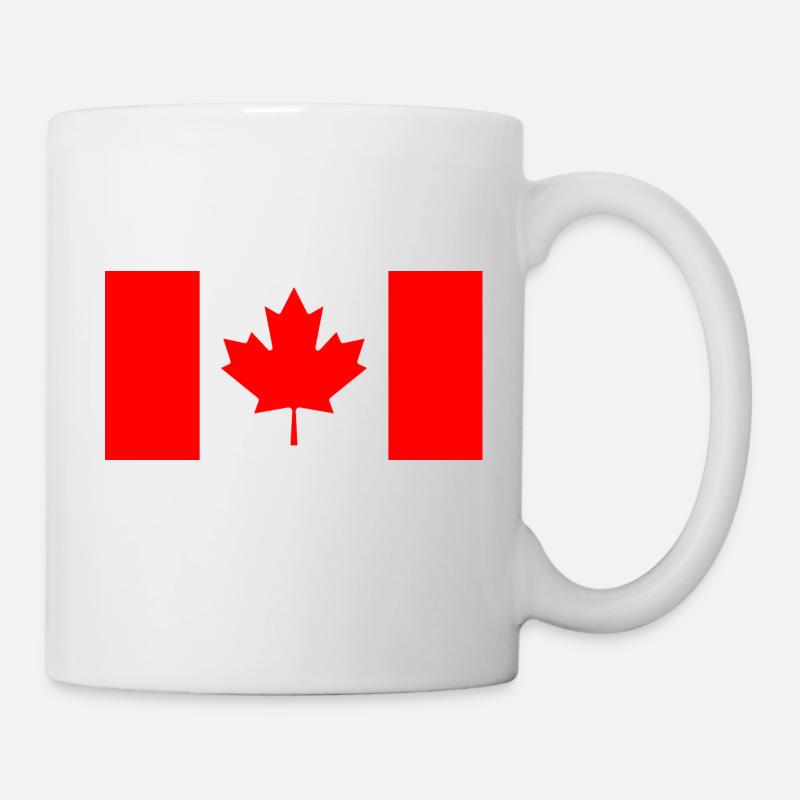Kanada Flagge - Tasse - Weiß
