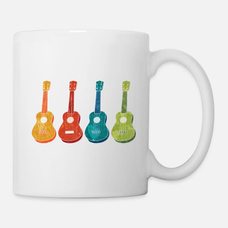 Ukuleles for ukulele players - Mug - white